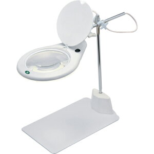 SK スタンド式LED拡大鏡 2倍 Φ170mm ( LS2-175S ) 新潟精機(株)