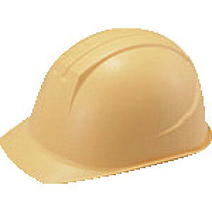 タニザワ エアライト搭載ヘルメット ST#0161-JZ2(EPA) 溝付 ABS製 クリーム ( 0161-JZ2-C3-J ) (株)谷沢製作所