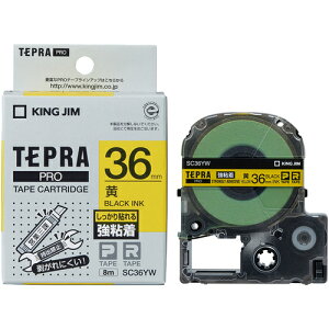 �ySALE���i�zKING ( �L���O�W�� ) JIM �y�����z�u�e�v���vPRO�e�[�v 36mm ���S�����x�� �C�G���[���x��/������ ����8m ( SC36YW )