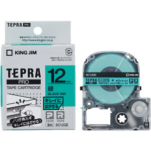 KING JIM yzuevvPROe[v 12mm LCɂ͂郉x/΃x/ 8m ( SC12GE ) ()LOW