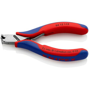KNIPEX �G���N�g���j�N�X�G���h�J�b�e�B���O�j�b�p�[ �t���b�V���J�b�g �R���t�H�[�g�n���h�� ( 6412-115 )