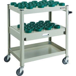 TRUSCO TCW型ツーリングワゴン HSK63A BT40 NT40 45個 スライド棚付 NG色 ( TCW-TE02CA-NG ) トラスコ中山(株)