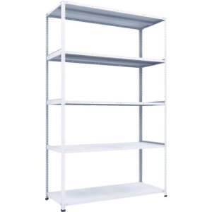 TRUSCO 軽量150型中棚ボルトレス棚 W1500XD600XH2400 5段 ( TLA85L-15 ) トラスコ中山(株)