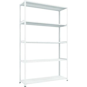 TRUSCO 軽量150型中棚ボルトレス棚 W1500XD450XH2400 5段 ( TLA85S-15 ) トラスコ中山(株)