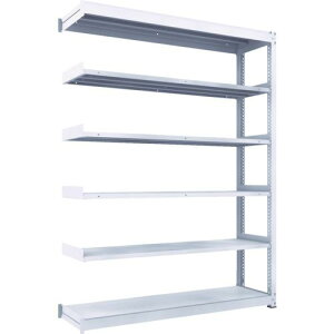 TRUSCO TUG型中量ボルトレス棚 300kg 連結型 1800×476×H2400 6段 ( TUG300-86S-6B ) トラスコ中山(株)