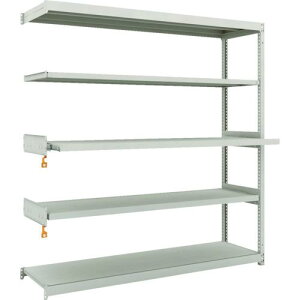 TRUSCO スチールラック M1.5型軽中量棚 1760X450XH1800 5段うちスライド2段 連結 ( M1.5-6643M2B ) トラスコ中山(株)