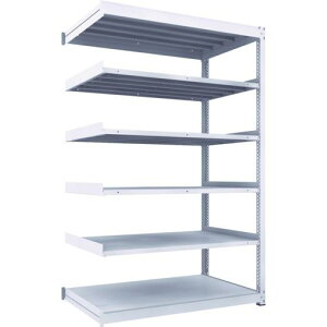 TRUSCO TUG型中量ボルトレス棚 450kg 連結型 1500×926×H2400 6段 ( TUG450-85Z-6B ) トラスコ中山(株)