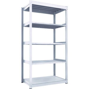 TRUSCO TUG型中量棚600kg 単体 1255X776XH2400 5段 ( TUG600-84J-5 ) トラスコ中山(株)