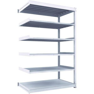 TRUSCO TUG型中量ボルトレス棚 600kg 連結型 1500×926×H2400 6段 ( TUG600-85Z-6B ) トラスコ中山(株)