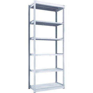 TRUSCO TUG型軽中量ボルトレス棚 200kg 単体型 940×474×H2400 6段 ( TUG200-83S-6 ) トラスコ中山(株)