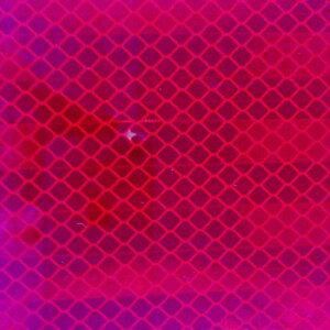 TRUSCO 超高輝度反射シート プリズム型 227mmX227mm 赤 ( HS-2222P R(レッド)227X227MM ) トラスコ中山(株)