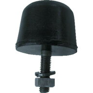 【SALE価格】TRUSCO ( トラスコ中山 ) ゴムストッパー 外径90mm 高さ75mm ボルト径12 ( EH-90 )
