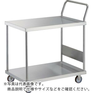 TRUSCO �X�e�����X��� �I�[���X�e����� 1200X750 �Б�2�i NU�ԗ� �n���h������1050 ( AS-12H-100NU ) �g���X�R���R(��)