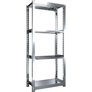 TRUSCO ( �g���X�R���R ) �X�e�����X�I SM3�^ 900X471XH2100 4�i �P�� ( SM3-7354 )