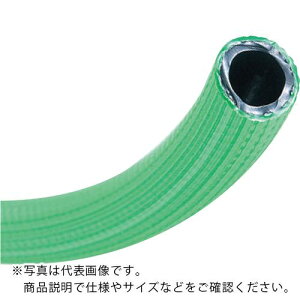 トヨックス 農業・園芸・漁業・土木等屋外給水・散水用耐圧ブレードホース デリバーホース 内径19mm×外径27mm 長さ8m ( W-19-8 ) (株)トヨックス