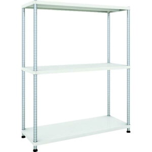 TRUSCO �X�`�[�����b�N �t�F�j�b�N�X���b�N 1200X450 3�i W�F �R�ە��̓h�� ( PER-5443-W ) �g���X�R���R(��)