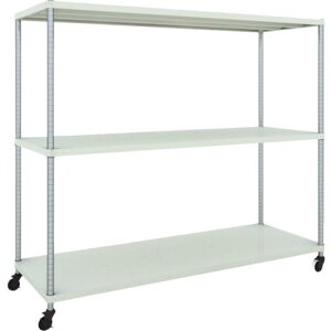 TRUSCO �X�`�[�����b�N �t�F�j�b�N�X���b�N 1800X600 3�i U�ԗ֕t W�F �R�ە��̓h�� ( PER-5663-U125-W ) �g���X�R���R(��)