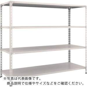 TRUSCO �X�`�[�����b�N �y�ʒI�J���^ W1800XD600XH1500 4�i �l�I�O���[ ( 56W-14 NG(�l�I�O���[) ) �g���X�R���R(��)