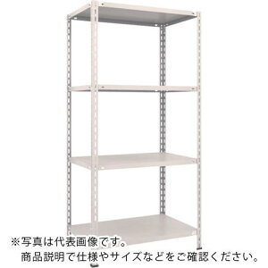 TRUSCO �X�`�[�����b�N �y�ʒI ���I�{���g���X�^ 875X600X1800 4�i �l�I�O���[ ( L63W-14 NG(�l�I�O���[) ) �g���X�R���R(��)