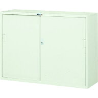 TRUSCO ( トラスコ中山 ) スタンダード書庫(D400) スチール引違 1200XH880 ( N304D (ネオグレー) )