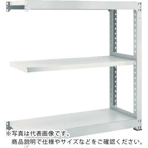 TRUSCO スチールラック M5型中量棚 1500X471XH1200 3段 連結 ネオグレー ( M5-4553B NG(ネオグレー) ) トラスコ中山(株)