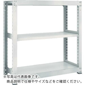 TRUSCO ( �g���X�R���R ) �X�`�[�����b�N M5�^���ʒI 1500X721XH1200 3�i �P�� �l�I�O���[ ( M5-4573 NG(�l�I�O���[) )