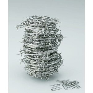 TRUSCO 有刺鉄線 ステンレス 1.6mm×100m ( TSUW-16-100 ) トラスコ中山(株)