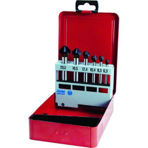 【SALE価格】TRUSCO カウンターシンク 窒化チタンアルミナコーティング 6本組 ( TCSAS ) トラスコ中山(株)