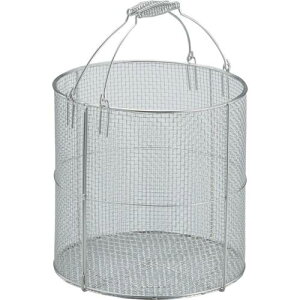 TRUSCO ステンレス洗浄カゴ 丸型 有効内寸290X290X295 ( TSM-3030N ) トラスコ中山(株)