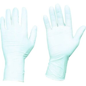 TRUSCO 使い捨てニトリル手袋TGエアー 0.06 粉無白S 100枚 ( TGNN06WS ) トラスコ中山(株)
