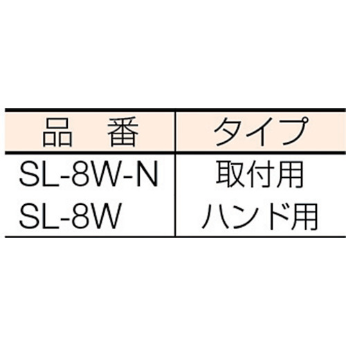 ｓａｇａ　ストロングライト　スリムタイプ SL-8W ( SL8W ) 嵯峨電機工業（株） | 配管材料プロ トキワ