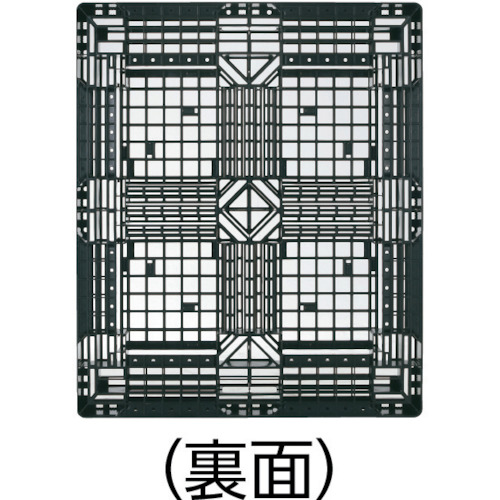 サンコー　プラスチックパレット　８１２５０８　Ｄ４ー１０１２−６　ブラック SK-D4-1012-6-BK ( SKD410126BK ) 三甲（株）  | 配管材料プロ トキワ