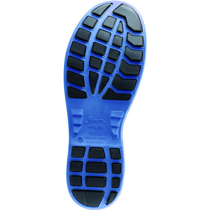 シモン 安全靴 ブルー 編上靴 販売単位 25．0cm SL22−BL黒 【58%OFF!】 編上靴