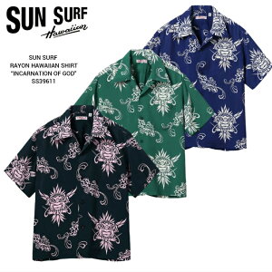 SUN SURF RAYON HAWAIIAN SHIRT �gINCARNATION OF GOD�h �T���T�[�t ���� �n���C�A���V���c SS39611