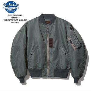 BUZZ RICKSON'S Type MA-1 �gALBERT TURNER & CO., INC.�h �o�Y���N�\���Y �t���C�g�W���P�b�g MA-1 BR14900