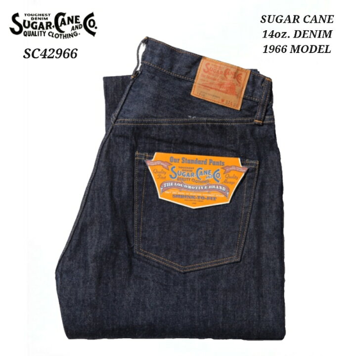 楽天市場】SUGAR CANE 14oz. DENIM 1966 MODEL シュガーケーン デニム 