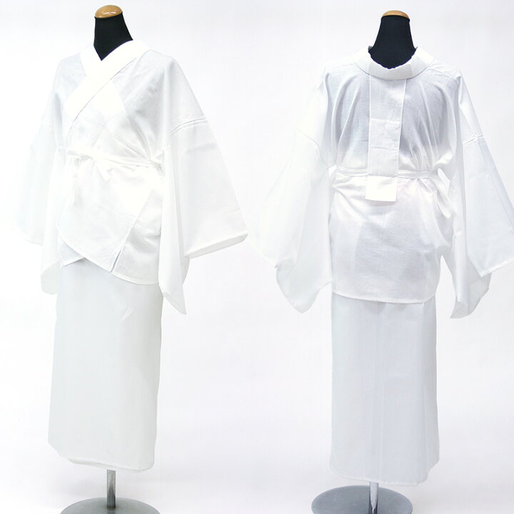 楽天市場】二部式襦袢 夏用 絽 洗える長襦袢 白 お仕立て上がり《華美 