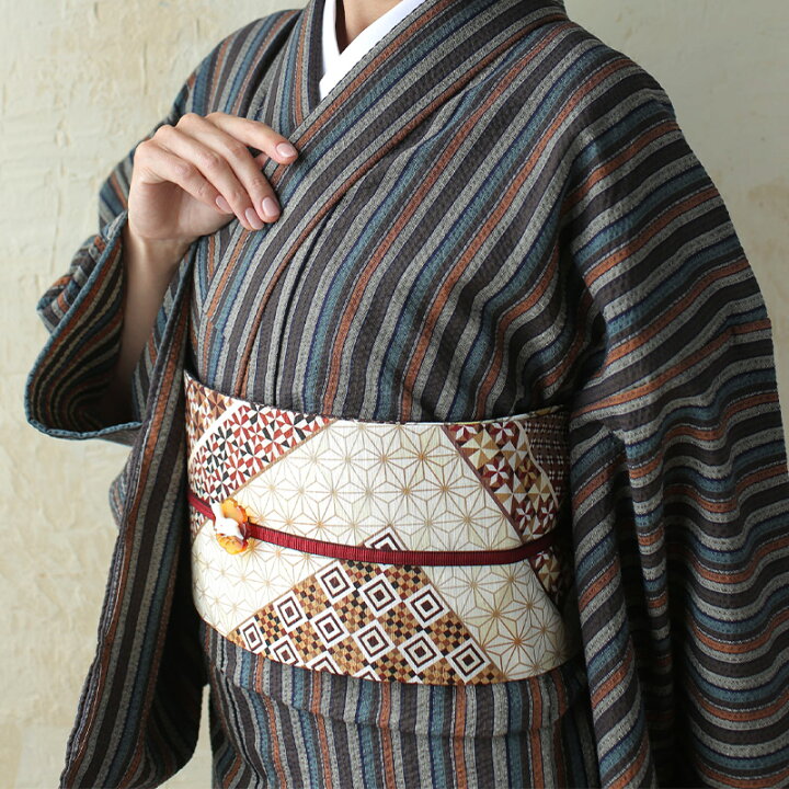 楽天市場】半幅帯 正絹《WAKKA》お仕立て上がり 染リバーシブル半巾帯 