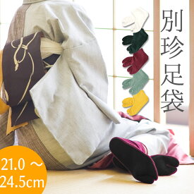 別珍足袋 あったかい冬用足袋 カラー色足袋 無地 ネル裏 べっちん足袋（5色）〔21.0cm〜24.5cm〕【メール便OK】【MT】【FK】