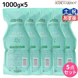 モルトベーネ クレイエステ パック EX 1000g 詰め替え ×5個 セット / 【送料無料】 美容室 サロン専売品 美容院 ヘアケア おすすめ品 moltobene ヘア トリートメント ヘアートリートメント 頭皮ケア 乾燥 臭い 防止 予防 ヘッドスパ