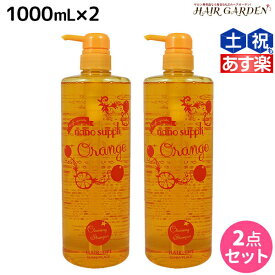 【ポイント3-10倍!!4日20時から】サニープレイス ヘアオペ ナノサプリ クレンジングシャンプー オレンジ 1000mL ×2個 セット / 【送料無料】 美容室 サロン専売品 美容院 ヘアケア サニープレイス