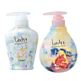 《送料無料》＜セット＞〔ロレッタ　loretta〕まいにちのすっきりシャンプー　600ml & うるうるしたい日のトリートメント　500ml サロン専売品〔b-ex(モルトベーネ)　moltobene〕&#127808;ギフト・プレゼントに&#127808;