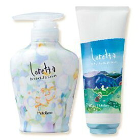 《送料無料》＜セット＞〔ロレッタ　loretta〕まいにちのすっきりシャンプー　300ml & すっきりしたい日のトリートメント　240ml サロン専売品〔b-ex(モルトベーネ)　moltobene〕&#127808;ギフト・プレゼントに&#127808;