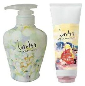 《送料無料》＜セット＞〔ロレッタ　loretta〕まいにちのすっきりシャンプー　300ml & うるうるしたい日のトリートメント　240ml サロン専売品〔b-ex(モルトベーネ)　moltobene〕&#127808;ギフト・プレゼントに&#127808;