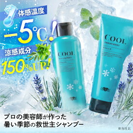 【涼感150％UPでリニューアル】アースハート【単品】ヴィーガン クールシャンプー / クールトリートメント ミントシャンプー 涼感 ダメージケア サロン専売 美容室専売品 ビーガン 日本製