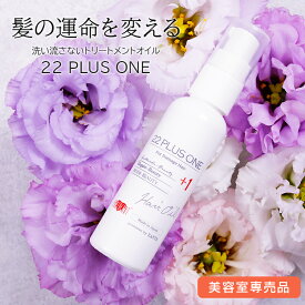 【美容室専売品】 プロ仕様 22油プラス1 ヘアオイル60ml /ヘアオイル 洗い流さない トリートメント 日本製 美容室 EARTHEART アースハート ヘアケア サロン専売品