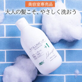 【サロン専売品】美容師開発のファーストエイジングケア！ボリュームアップ シャンプー (300ml)　美容室専売 スカルプシャンプー スキャルプシャンプー 黒髪を育む 日本製