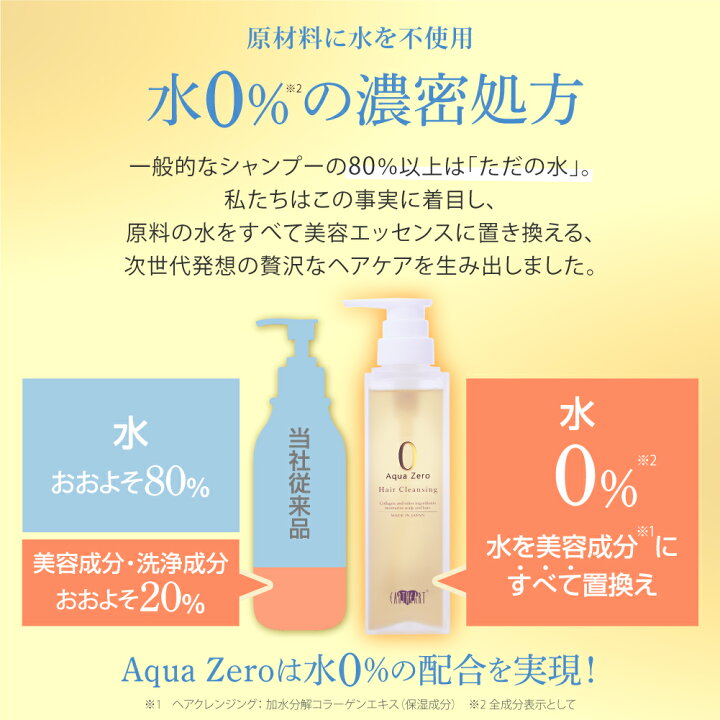 楽天市場】アースハート【セット割】アクアゼロ ヘアクレンジング 