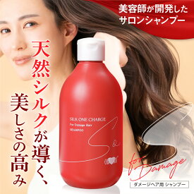★リニューアル★アースハート シルクワン チャージ シャンプー (300ml) サロン専売 ダメージケア ダメージ補修 EARTHEART 美容室 艶髪