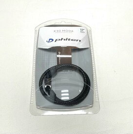 【ゆうパケット選択で送料無料】ファイテン(phiten) Titanium Necklace チタンネックレス X30 Moda Black 17"(43cm)